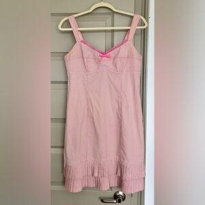 Nanette Lepore Pink and Beige Dress